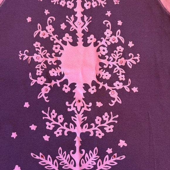 To The Max Womens Cap Sleeve Rhinestone T-Shirt - Picture 2 of 6